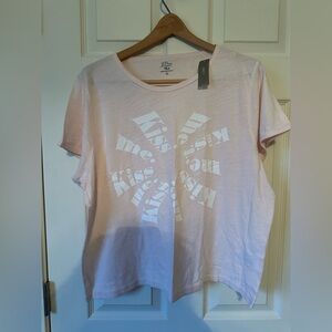 NWT Jcrew “kiss me” shirt.